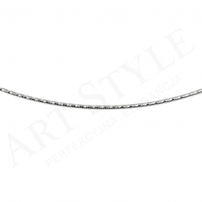 Srebrny Łańcuszek typu Linka 45cm 164627