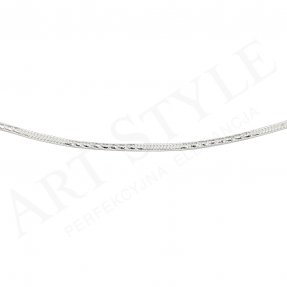 Srebrny Łańcuszek typu Linka 50cm 177641
