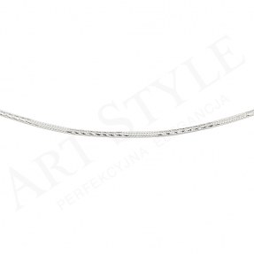 Srebrny Łańcuszek typu Linka 42cm 180788