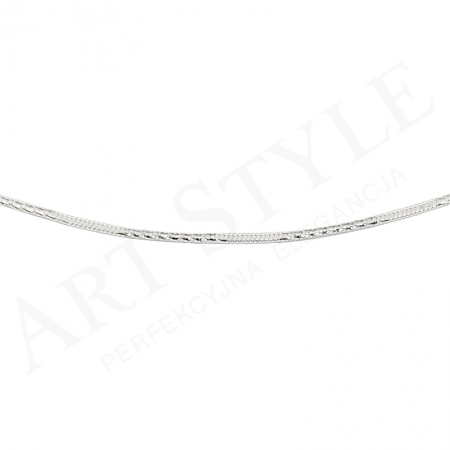 Srebrny Łańcuszek typu Linka 42cm 180788 Srebrny Łańcuszek typu Linka 42cm 180788