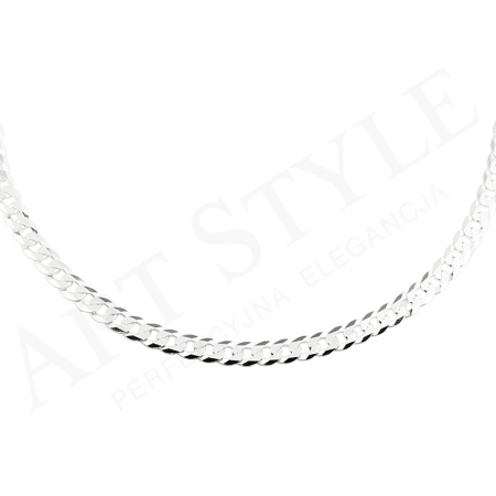 Srebrny Łańcuszek typu Pancerka 50cm 228725 Srebrny Łańcuszek typu Pancerka 50cm 228725