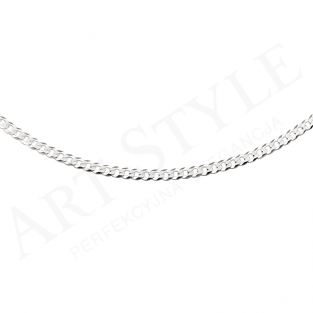 Srebrny Łańcuszek typu Pancerka 55cm 207171 Srebrny Łańcuszek typu Pancerka 55cm 207171
