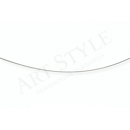 Srebrny Łańcuszek typu Linka Topo 55cm 537056