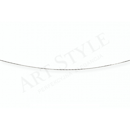 Srebrny Łańcuszek typu Linka ozdobna 50cm 537650