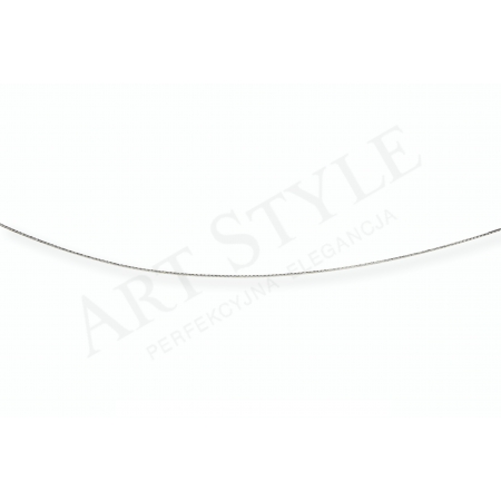 Srebrny Łańcuszek typu Linka ozdobna 45cm 537674 Srebrny Łańcuszek typu Linka ozdobna 45cm 537674