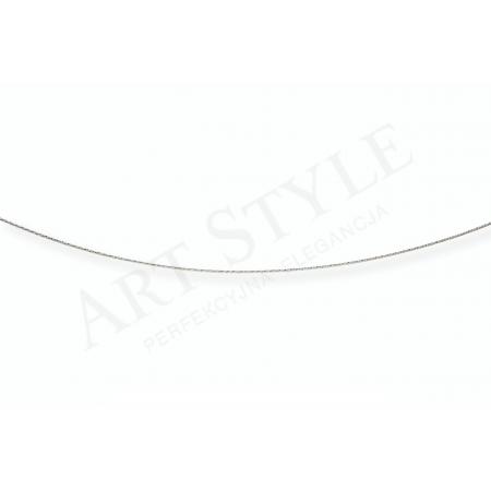 Srebrny Łańcuszek typu Linka ozdobna 45cm 537711 Srebrny Łańcuszek typu Linka ozdobna 45cm 537711